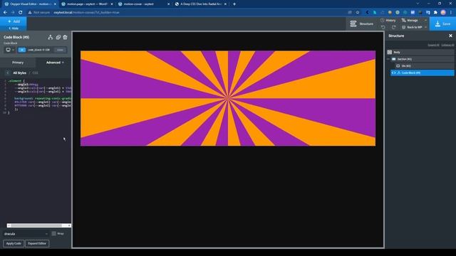 CSS variables with Motion Page смотреть онлайн