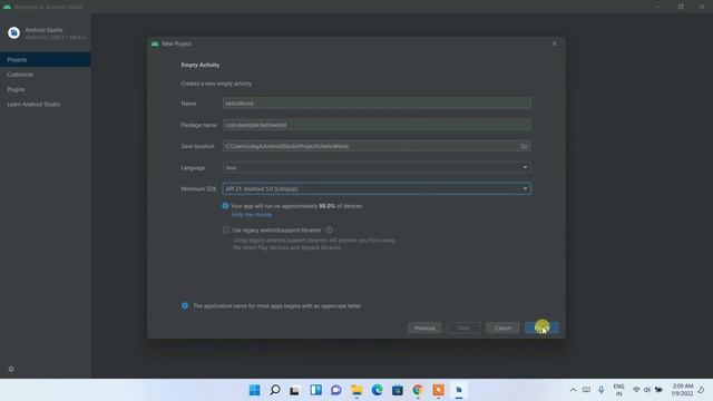 How to install Android Studio on Windows 10/11 [2022 Update] Arctic Fox | Installation Guide смотреть онлайн