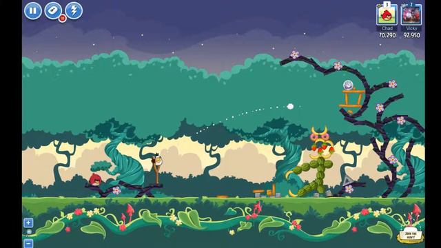 Angry Birds - 3 Star How-To - Pig Tales Level 08 (Facebook) смотреть онлайн