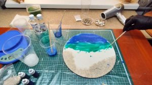 DIY Как сделать ПАННО из ЭПОКСИДНОЙ СМОЛЫ. Море эпоксидной смолой