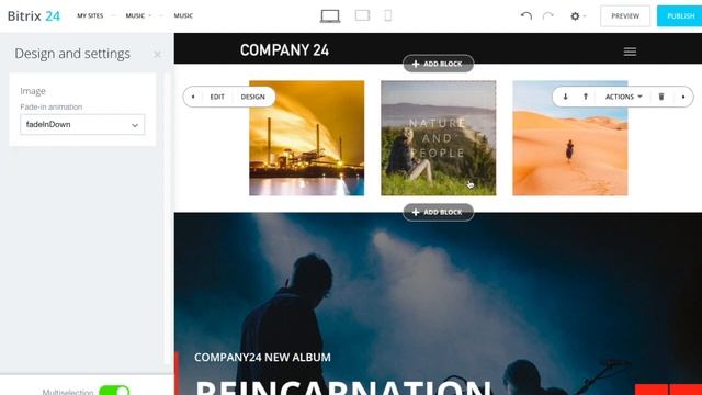 How to create site for free - animation in Bitrix24.Sites смотреть онлайн
