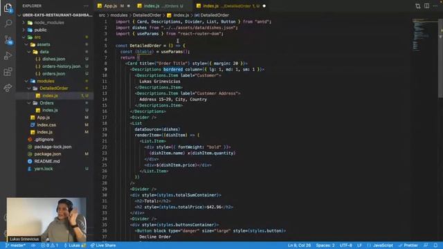 Let's build the UBER EATS Dashboard with ReactJS ? смотреть онлайн