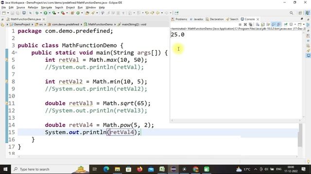 14 Important Math Methods in Java with Demonstration | Class#57 смотреть онлайн