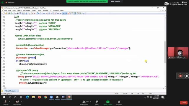 28 NTAJ415 JDBC App with Java Coding standards May 22nd 2021 смотреть онлайн