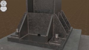 Конструкции: Базы стальных колонн || Constructions: Steel Column Bases