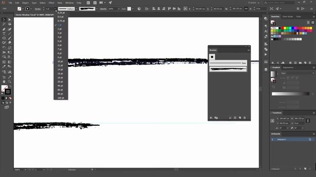 How To Create Vector Brushes in Adobe Illustrator CC смотреть онлайн