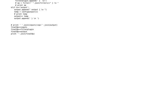 Converting Logstash YAML style configuration file into ElasticSearch Logstash JSON style config смотреть онлайн