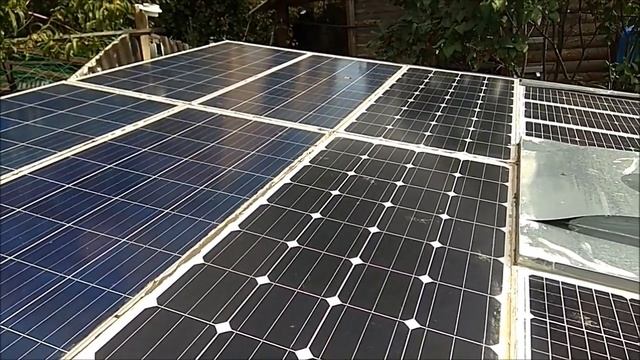 навес из солнечных панелей (откуда идет звук?)