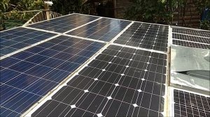 навес из солнечных панелей (откуда идет звук?)