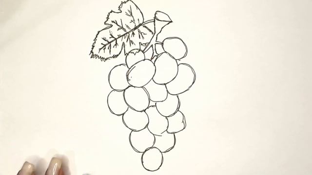 Как нарисовать виноград ? | How to draw grapes ? смотреть онлайн