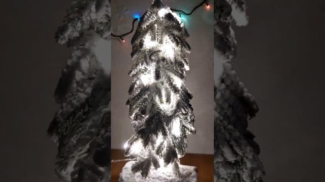 Елка новогодняя снежная настольная КУПИТЬ смотреть онлайн