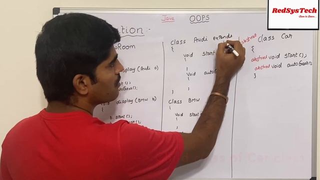 # 14 What is Abstraction in Java? | Abstract | Abstract classes & methods | Java | RedSysTech смотреть онлайн