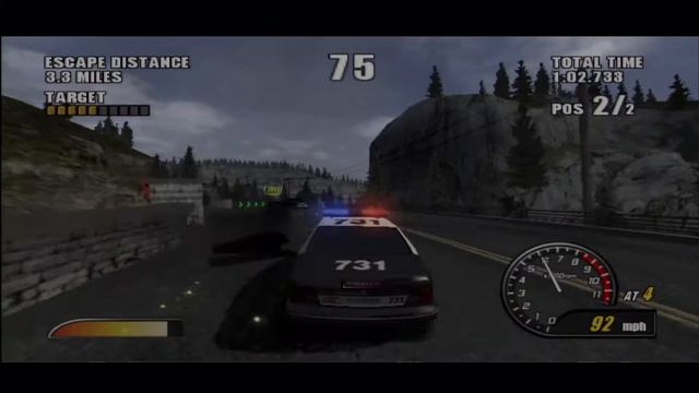 Burnout 2: Point of Impact (PS2) - Pursuit 3 смотреть онлайн