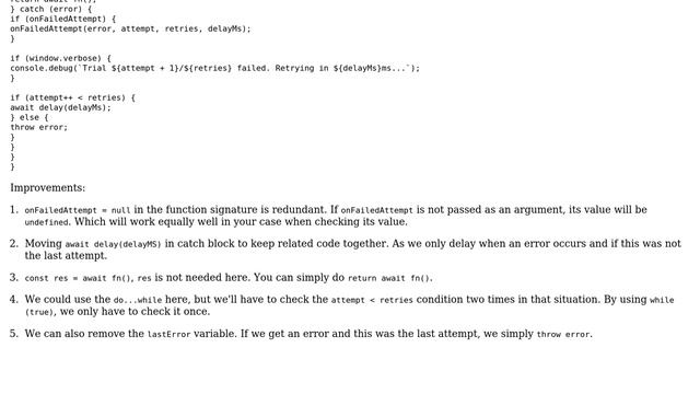 Code Review: Simple retrier of async function (2 Solutions!!) смотреть онлайн
