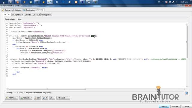 Cambiando ListBox por ListBoxEx con SQLite Logeo Parte 7 смотреть онлайн