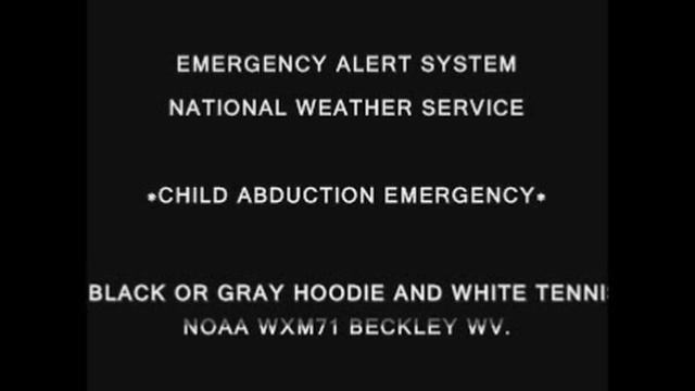 EAS-CHILD ABDUCTION 3/12/2013 ALERT WV. смотреть онлайн