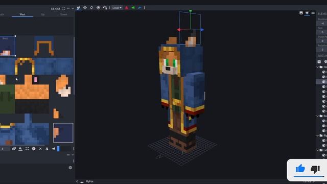 КАК СДЕЛАТЬ ТАКОЙ СКИН В MINECRAFT | УРОК ПО МОДУ EARS MOD смотреть онлайн