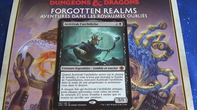 Acérérak L'archiliche (Acererak The Archlich) 87/281, Mythique, @mtg , D & D