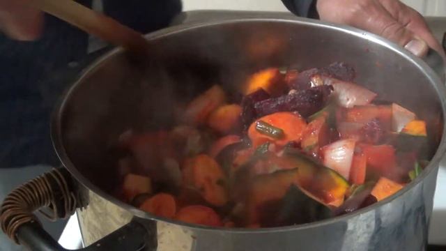 Очень простой рецепт овощей.