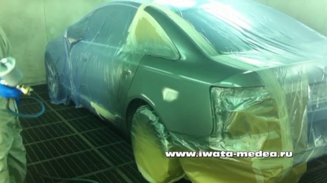 тест краскопультов Iwata Pininfarina LS-400-01 и W400