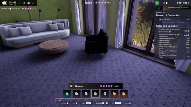 Hotel Renovator -- Floor 5 Hallway -- Ep 34 смотреть онлайн