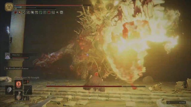 Elden Ring: Ulcerated Tree Spirit, Giants' Mountaintop Catacombs смотреть онлайн