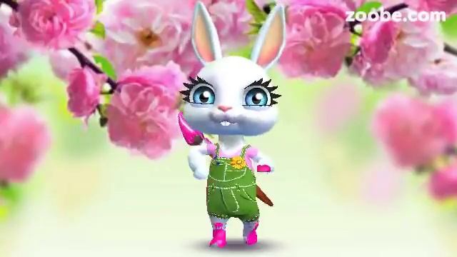 ZOOBE зайка Поздравление Ласковой Тёте смотреть онлайн