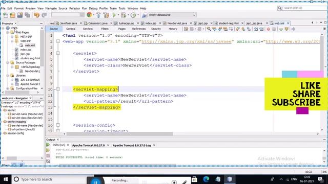 Servlet Introduction (Class-2) | B.Tech CSE6th Sem Java | Adv Java for B.Tech Live Practical Class смотреть онлайн