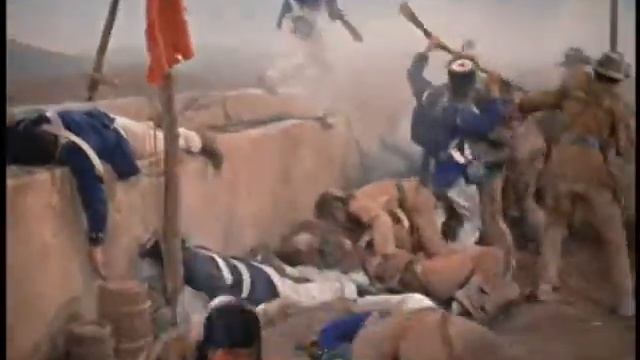Davy Crockett at the Alamo- The Alamo falls смотреть онлайн