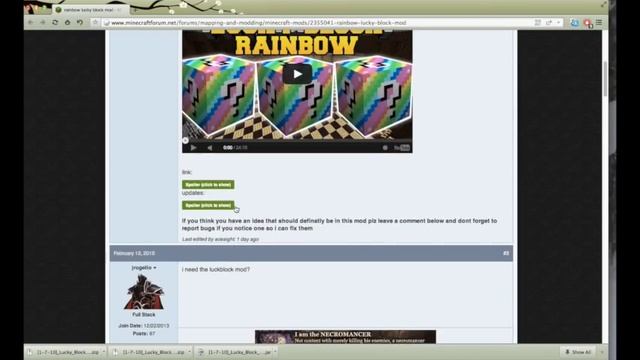 How to install Rainbow lucky block mod 1.7.10 [Mac} смотреть онлайн