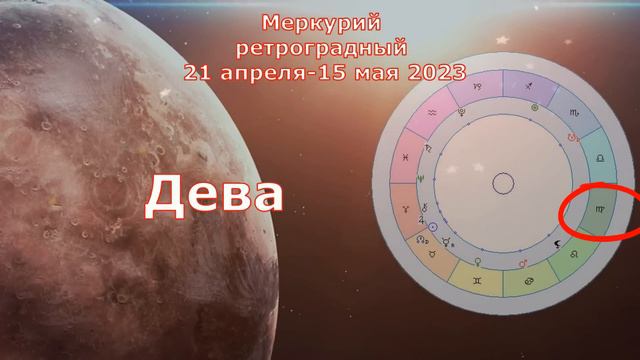 Что принесёт с 21 апреля по 15 мая Меркурий ретроградный в общем и каждому знаку. смотреть онлайн