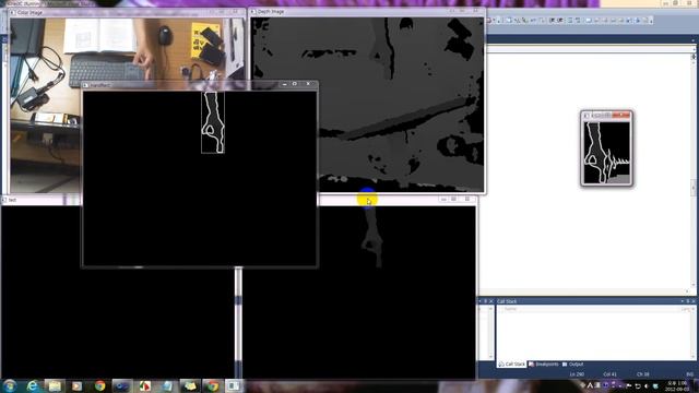Subtract ROI of hand using Kinect смотреть онлайн