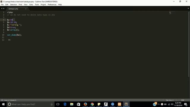 data type in php | check data type in php | learn php step by step смотреть онлайн