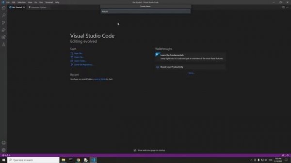 2 Установка Visual Studio Code для работы с Python на Windows 10