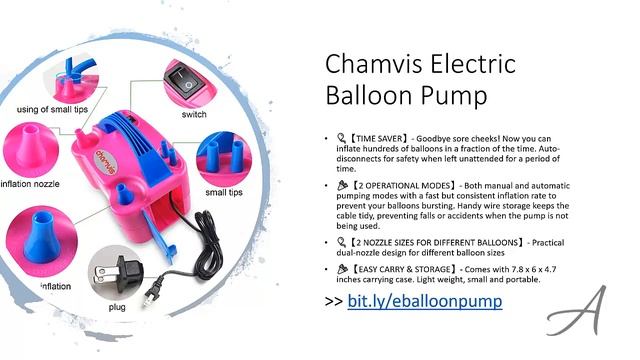 Best Electric Balloon Pump Review - Balloons Air Blower Automatic Inflator