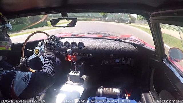 Ferrari 250 GTO Series II by Roelofs Engineering driven on the limit at Imola Circuit! смотреть онлайн
