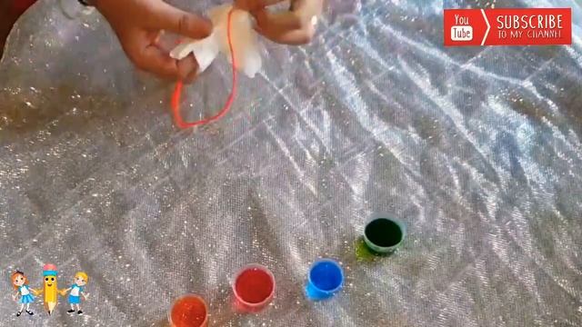 DIY Fun & Easy Tissue Batik Activity For Kids | Crafts for kids #craftsforkids смотреть онлайн
