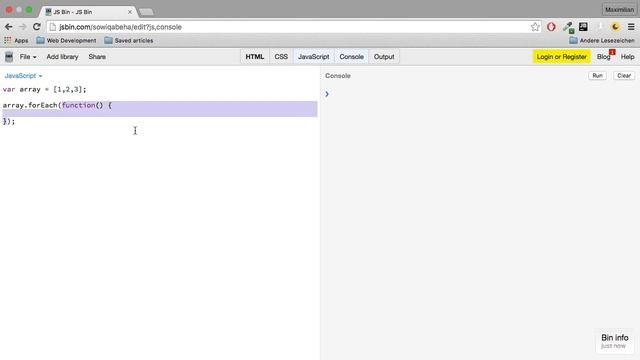 Accelerated JavaScript 0403 The forEach Method смотреть онлайн