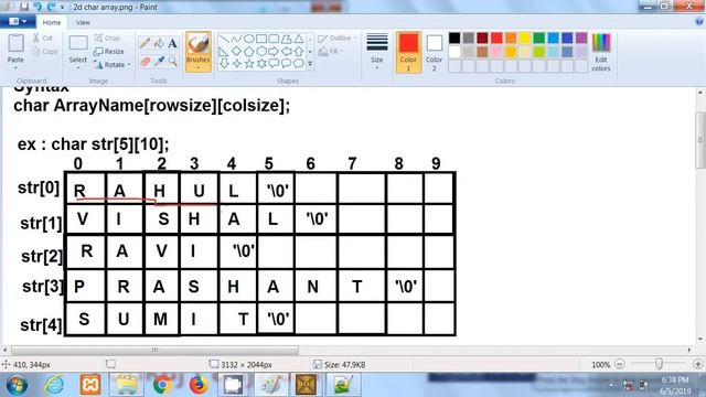 C Language in Hindi | 2D char array introduction | part 1 смотреть онлайн