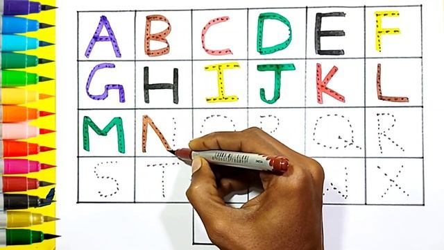 abcd, abcde, a for apple b for ball C for cat,alphabets, phonics song, अ से अनार, alphabet handpain смотреть онлайн