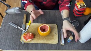 КАК СДЕЛАТЬ кальян на ГРЕЙПФРУТЕ?!