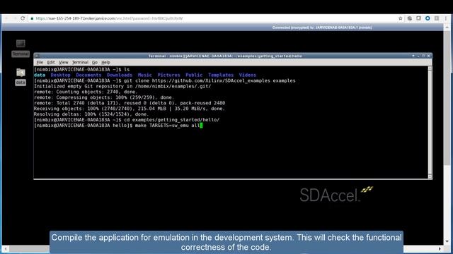 Xilinx demo on Nimbix Cloud смотреть онлайн