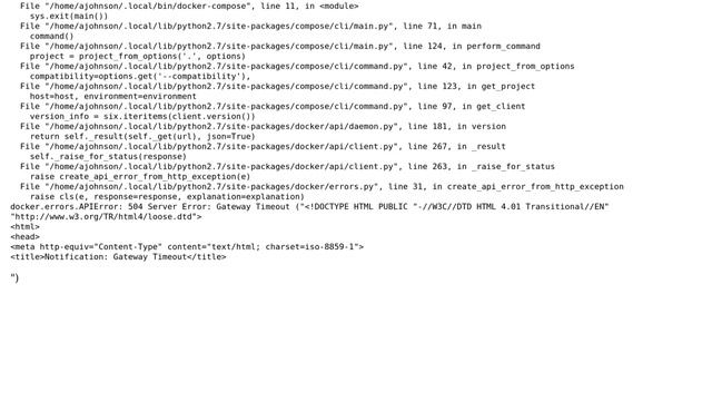 Docker-Compose Skip Proxy for local daemon смотреть онлайн