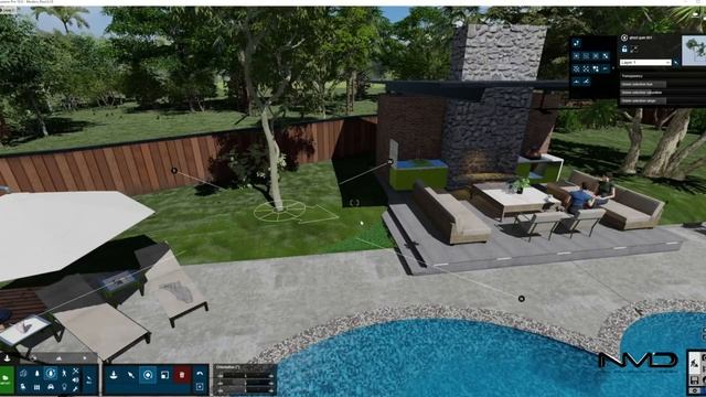 Lumion 10 Pro Modern Pool Patio 3D Rendering Tutorial смотреть онлайн