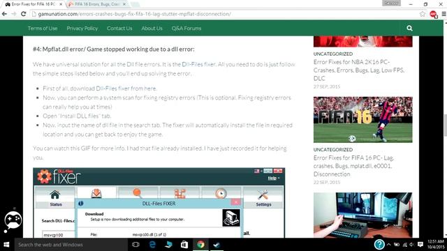 FIFA 16 PC- Lag, crashes, Bugs, mplat.dll, e0001, Disconnection смотреть онлайн