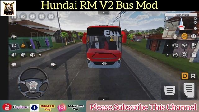 Bussid Release Hyundai RM V2 Bus Mod & ENA Paribahan Bus Skin For Bus Simulator Indonesia-ETS-2 OBB