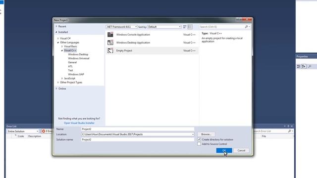 How to create C projects in Visual Studio смотреть онлайн