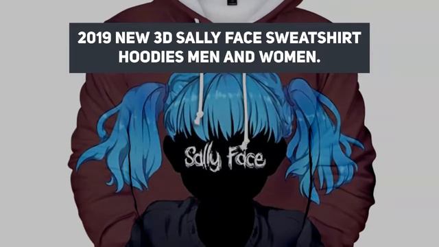2019 New 3d Sally Face Sweatshirt Hoodies Men and Women Hoody Winter Warm Hoodie Boy/Girls Cap смотреть онлайн