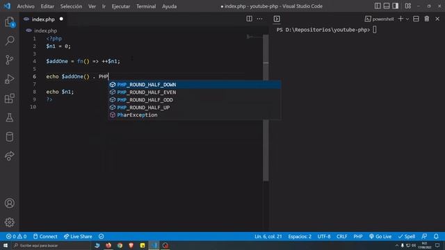 Aprendiendo php - funciones (IV) смотреть онлайн