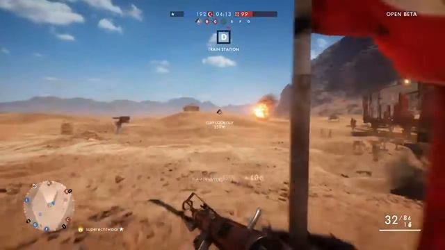 Blowing up the train - battlefield 1 beta смотреть онлайн